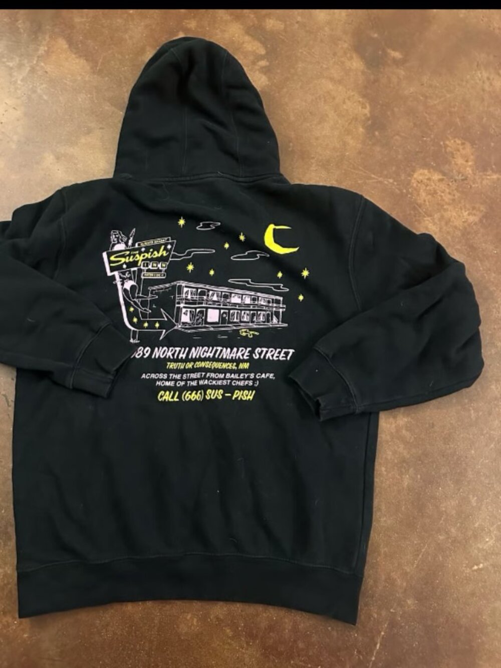 Bailey Sarian "Serial Chiller" branded hoodie Size Medium